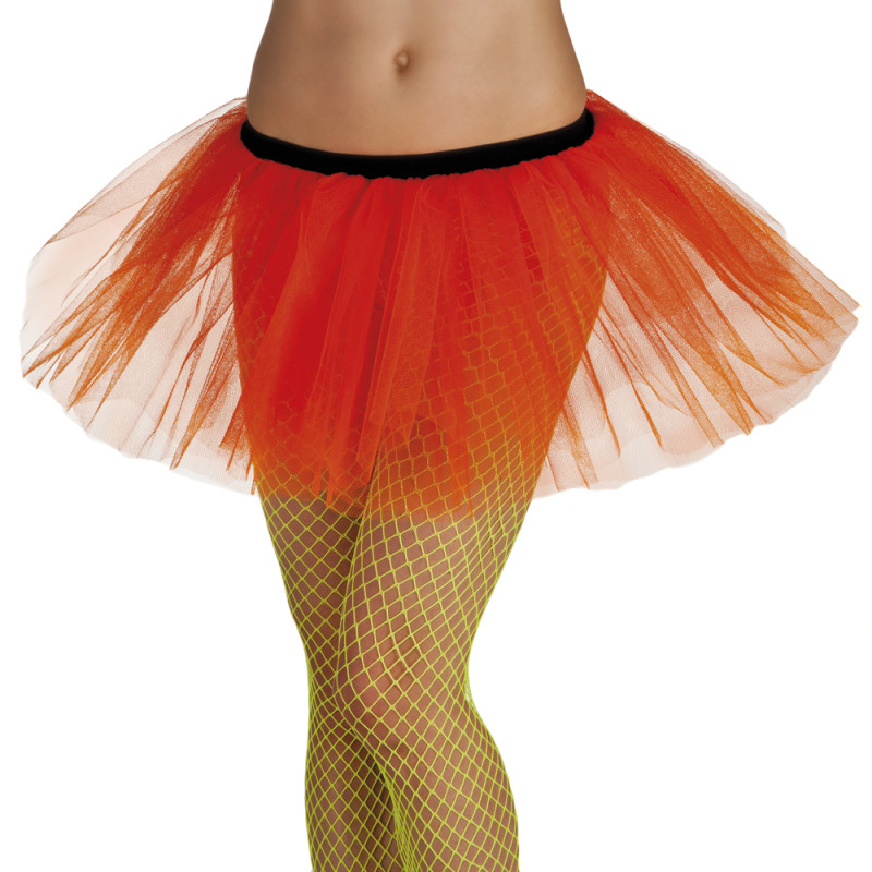 Sukně tutu neonově oranžová velikost M/L
